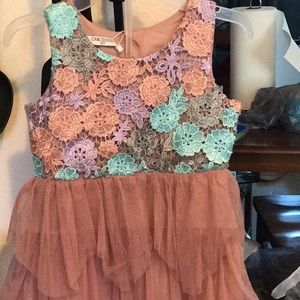 Lace and tulle dress